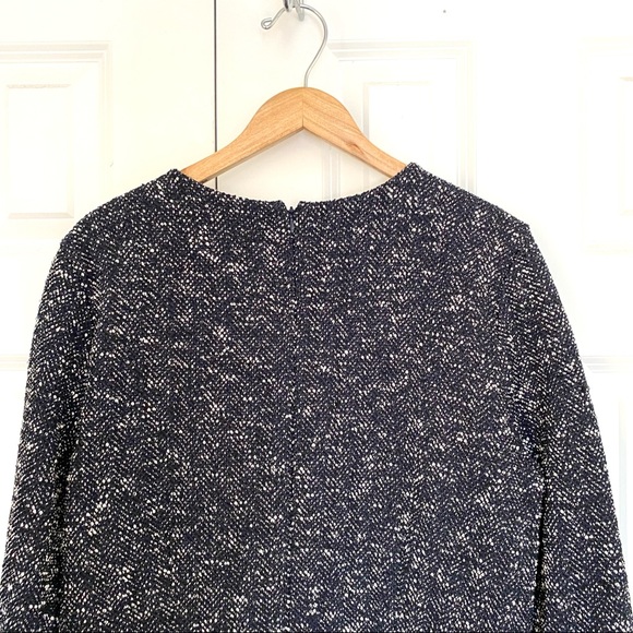 Ann Taylor Tweed Flare Sleeve Dress Size 16 - Picture 7 of 9